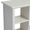 6-Cube White Adjustable Shelf Bookcase Storage Unit for Home Organization